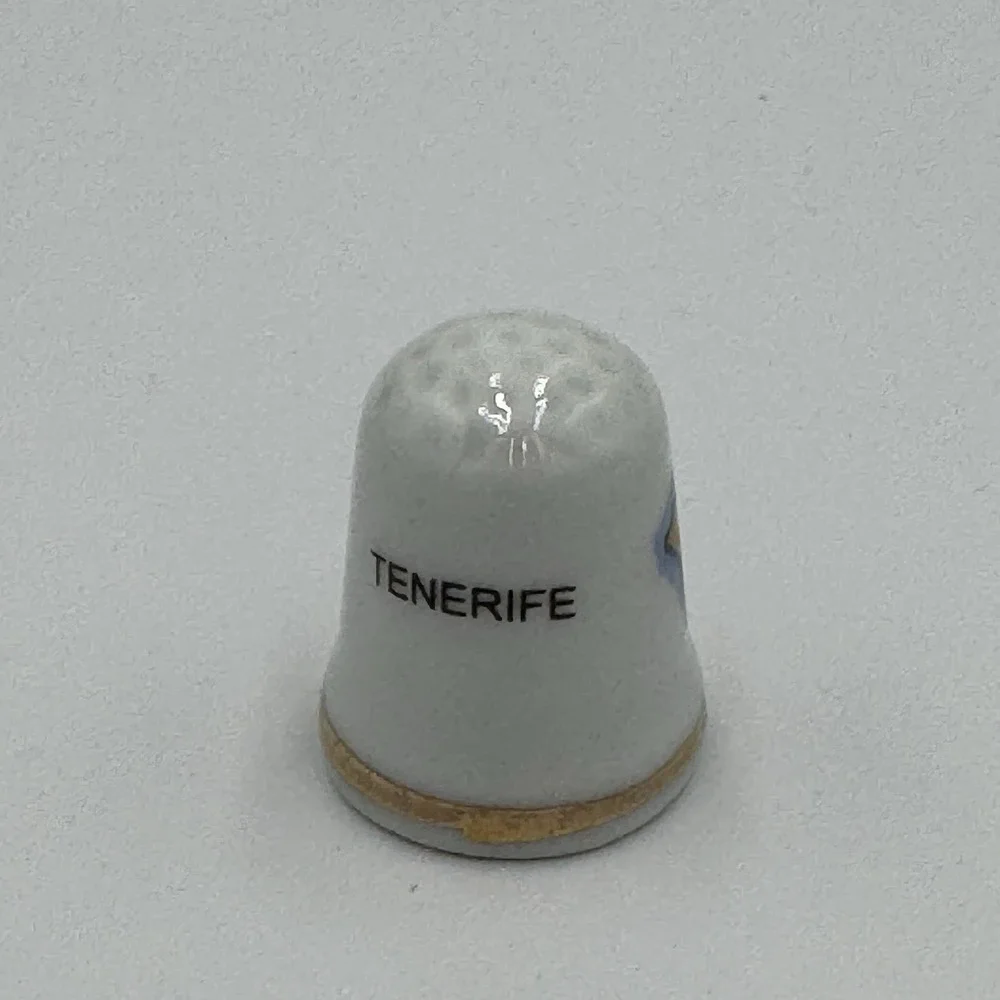 Tenerife‎ Thimble Vintage Souvenir Collectible